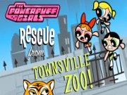 Powerpuff Girls Games: Rescue from Townsville Zoo Game
