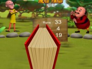 Motu Patlu Games: Book Cricket Game